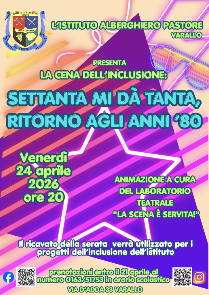 Volantino cena inclusione